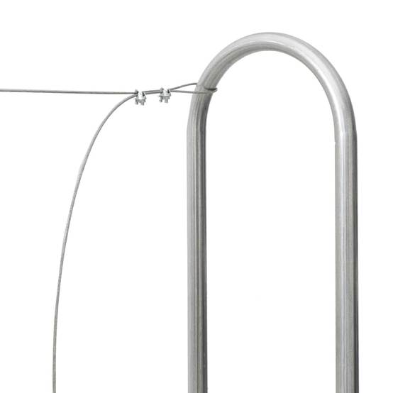 Abri-bûches extérieur acier galvanisé grande capacité pour jardin 150x25x150 cm Argenté - ComfortXL Outdoor Living - Image 7