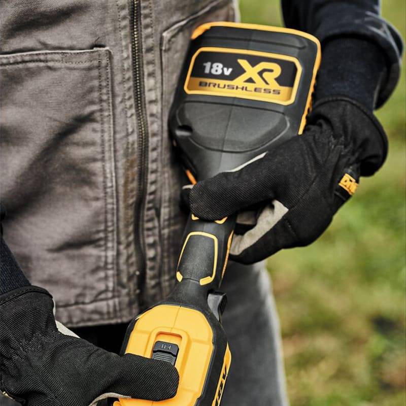Coupe bordure repliable XR 18V Brushless - DEWALT - avec 1 batterie 18v 5.0Ah - chargeur - DCMST561P1-QW - Image 8