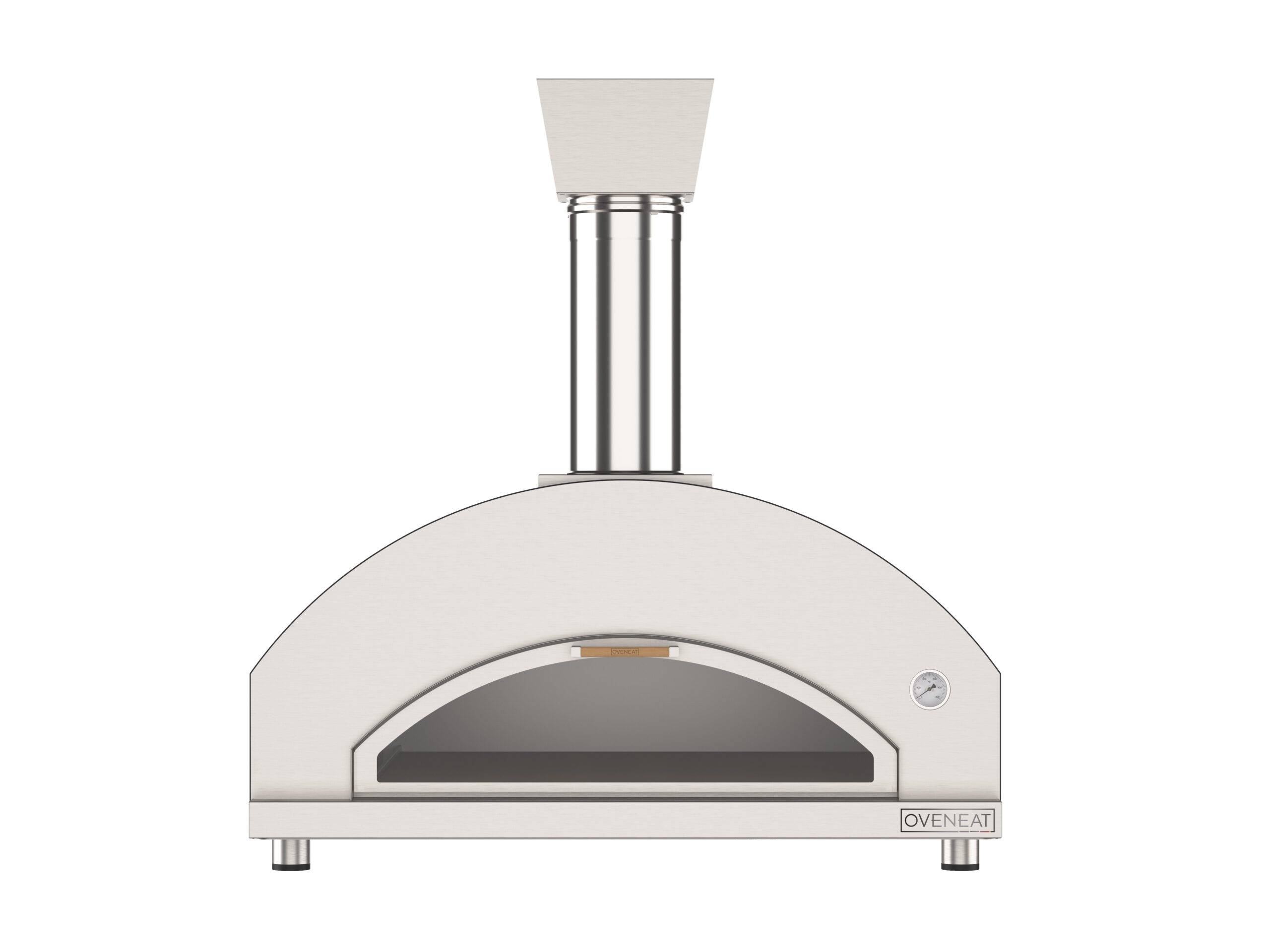 Four pizza bois LUX 5 - Gris + Pelle à pizzas - Image 2