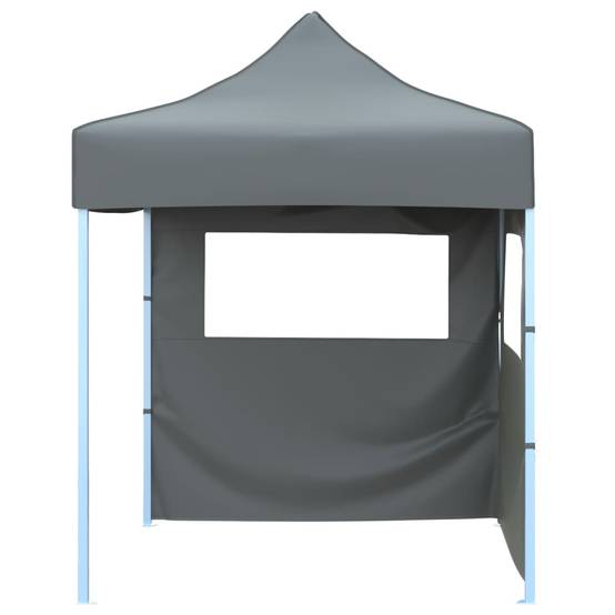 Tente de réception pliable acier anthracite 200 x 200 x 315 cm - PANGIVO - Image 2
