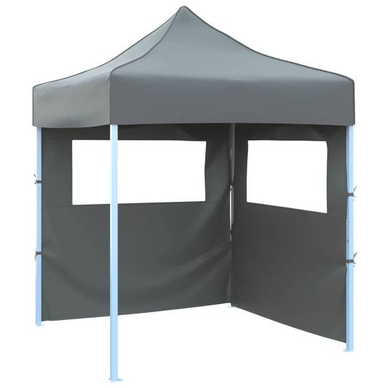 Tente de réception pliable acier anthracite 200 x 200 x 315 cm - PANGIVO - Image 1