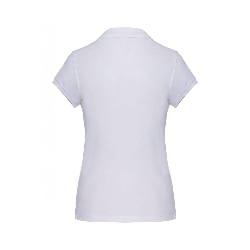Polo de travail femme Kariban 100% coton Blanc 3XL - Image 2