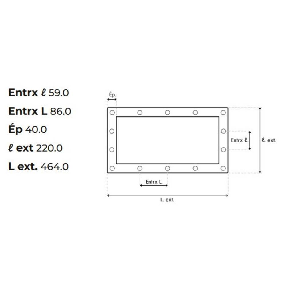 Hayward - Bride grande meurtrière pour skimmer de piscine - Blanc - SPX1085B - Hayward - Image 3