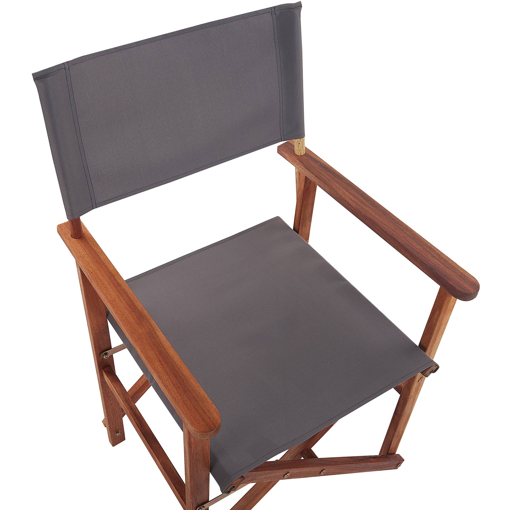 Beliani - Chaise de jardin Tissu Gris CINE - Beliani - Image 8