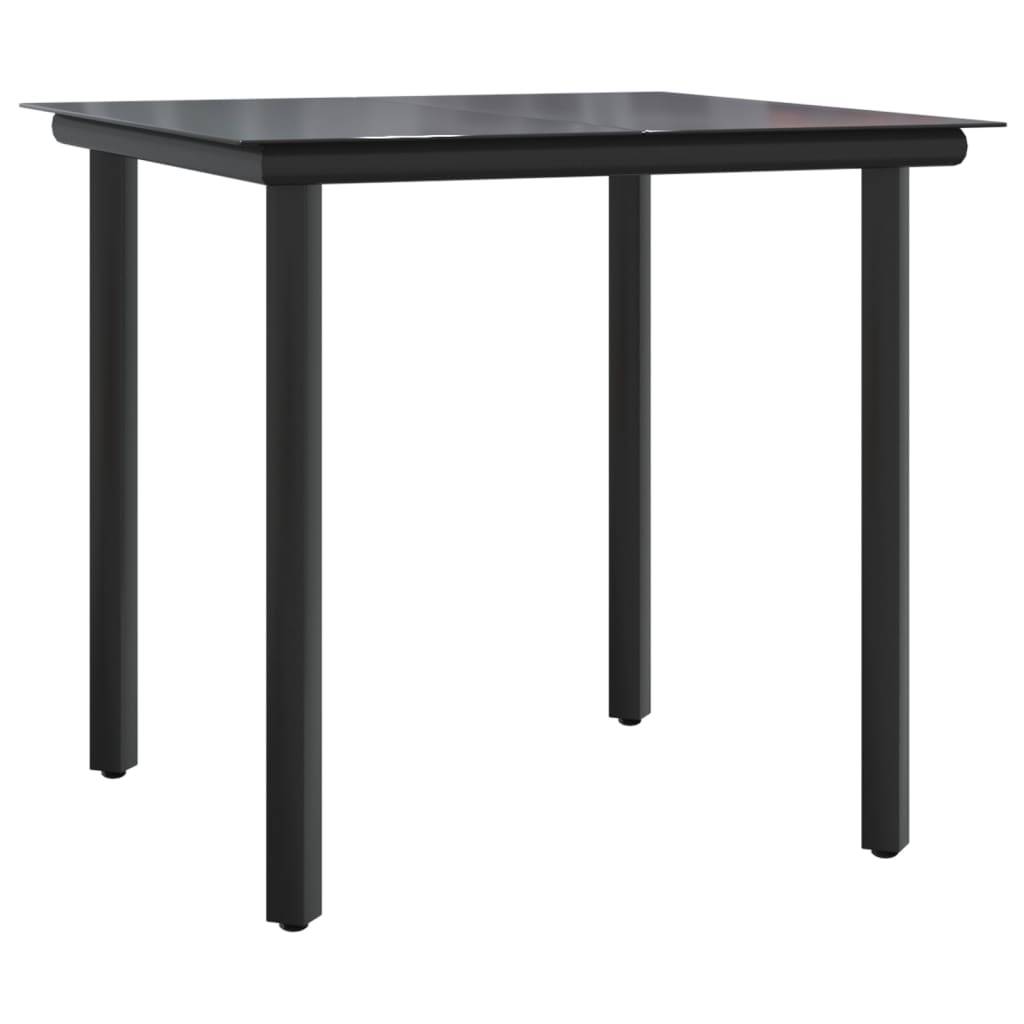 ComfortXL - Ensemble Bistro de Jardin 2 Personnes Résine Tressée Table Verre Noir et Crème – ComfortXL Outdoor Living - Image 6
