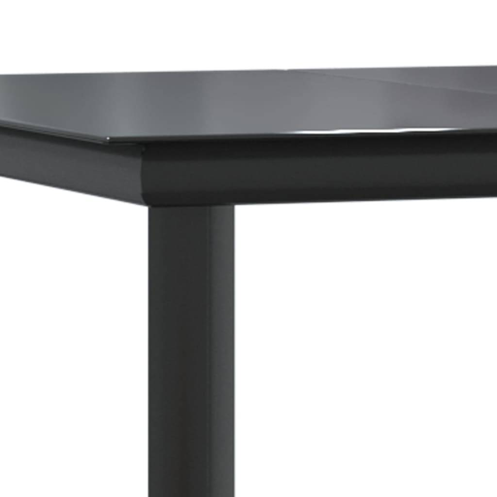 ComfortXL - Ensemble Bistro de Jardin 2 Personnes Résine Tressée Table Verre Noir et Crème – ComfortXL Outdoor Living - Image 7
