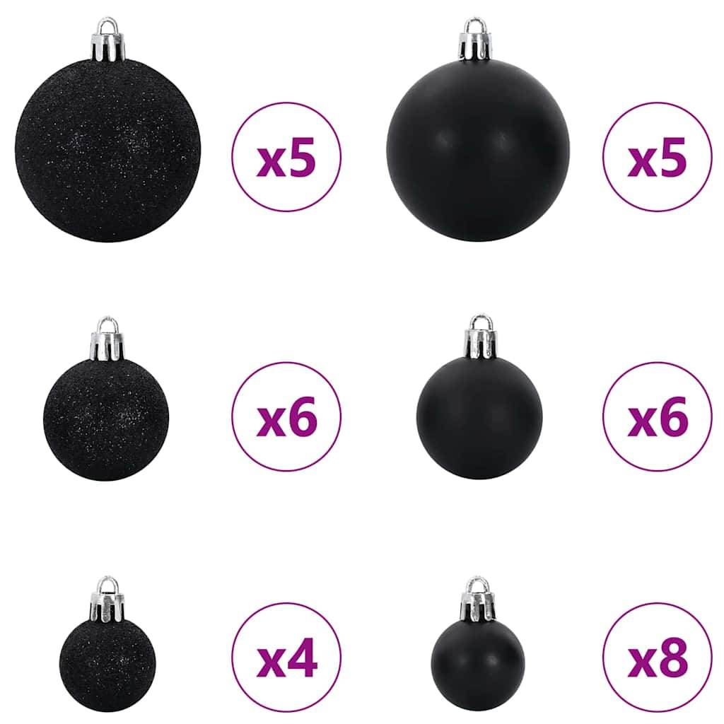 ComfortXL - Petit Sapin de Noël Artificiel Dense 120 cm, Lumière Chaude 150 LED et Décos Incluses – ComfortXL Outdoor Living - Image 7