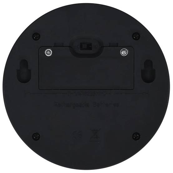 Lampe d'extérieur - Lampe de jardins solaires murales à LED 24 pcs Rond Noir - Image 8