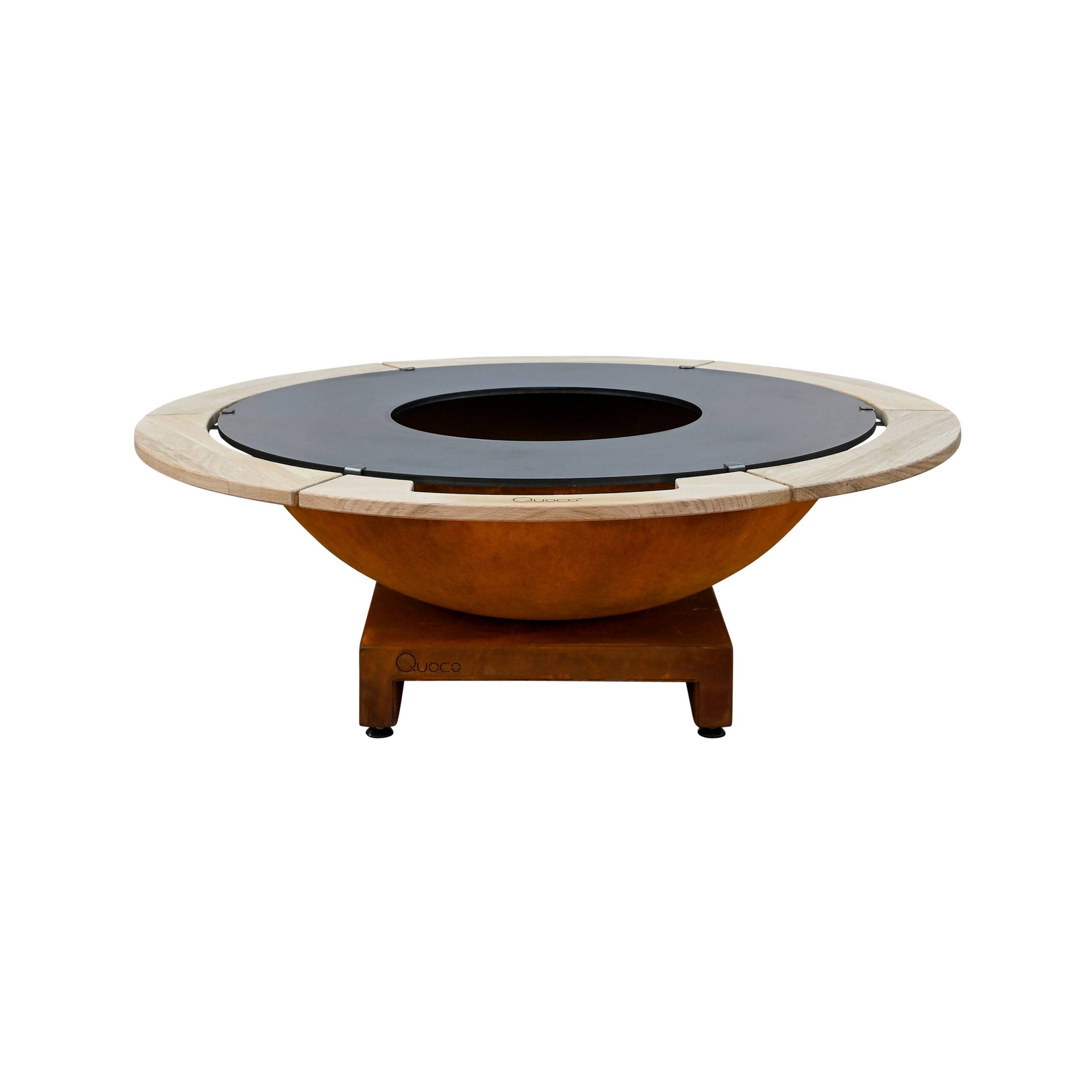 Brasero Piatto Basso + Large Corten diam116 - Quoco - Image 1
