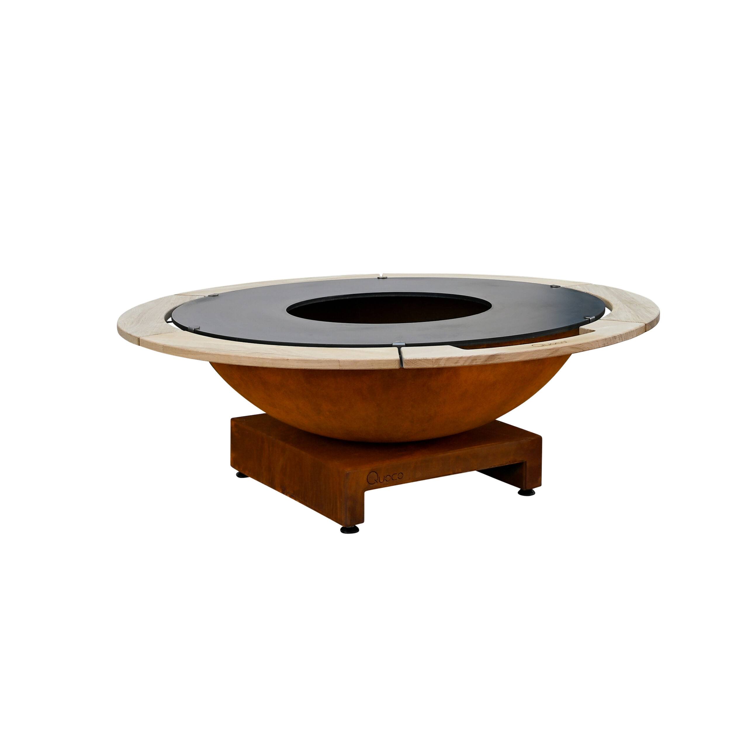 Brasero Piatto Basso + Large Corten diam116 - Quoco - Image 3