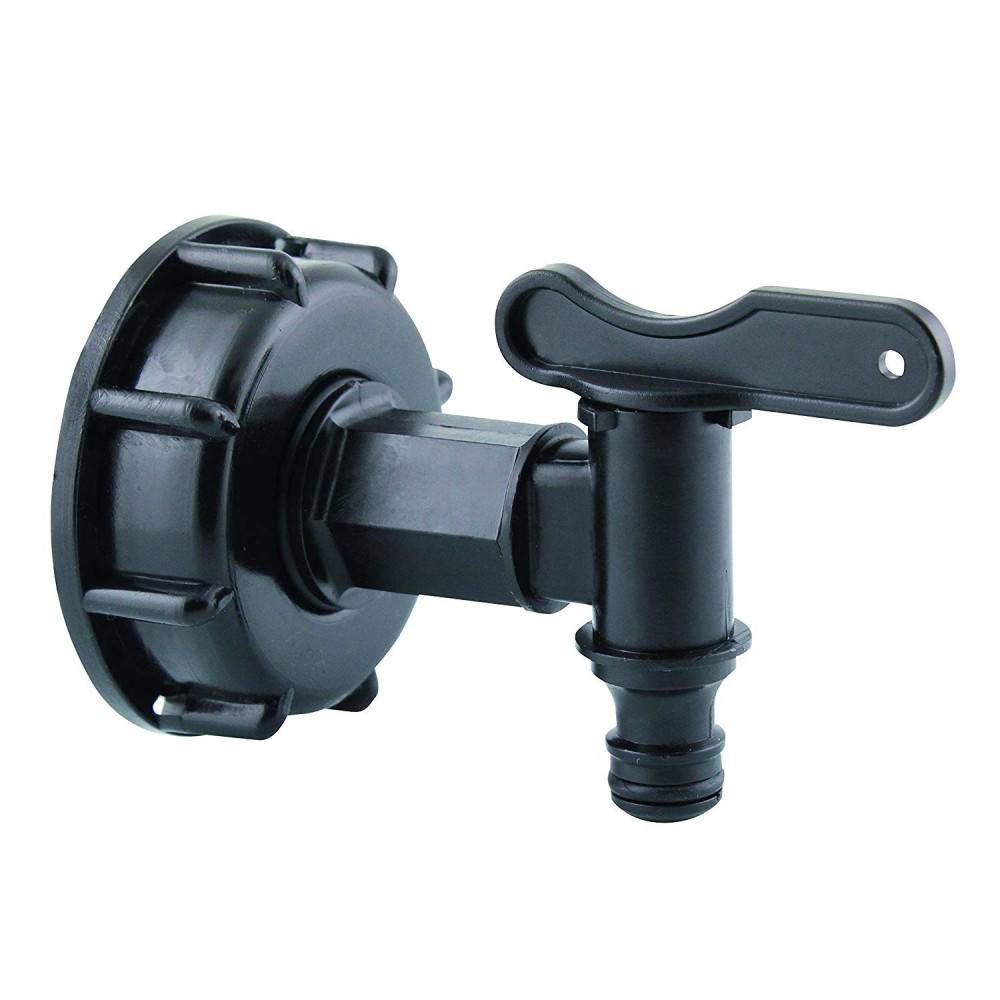 Fitt - Raccord S60x6 avec Robinet et Embout pour raccord Rapide - Image 1