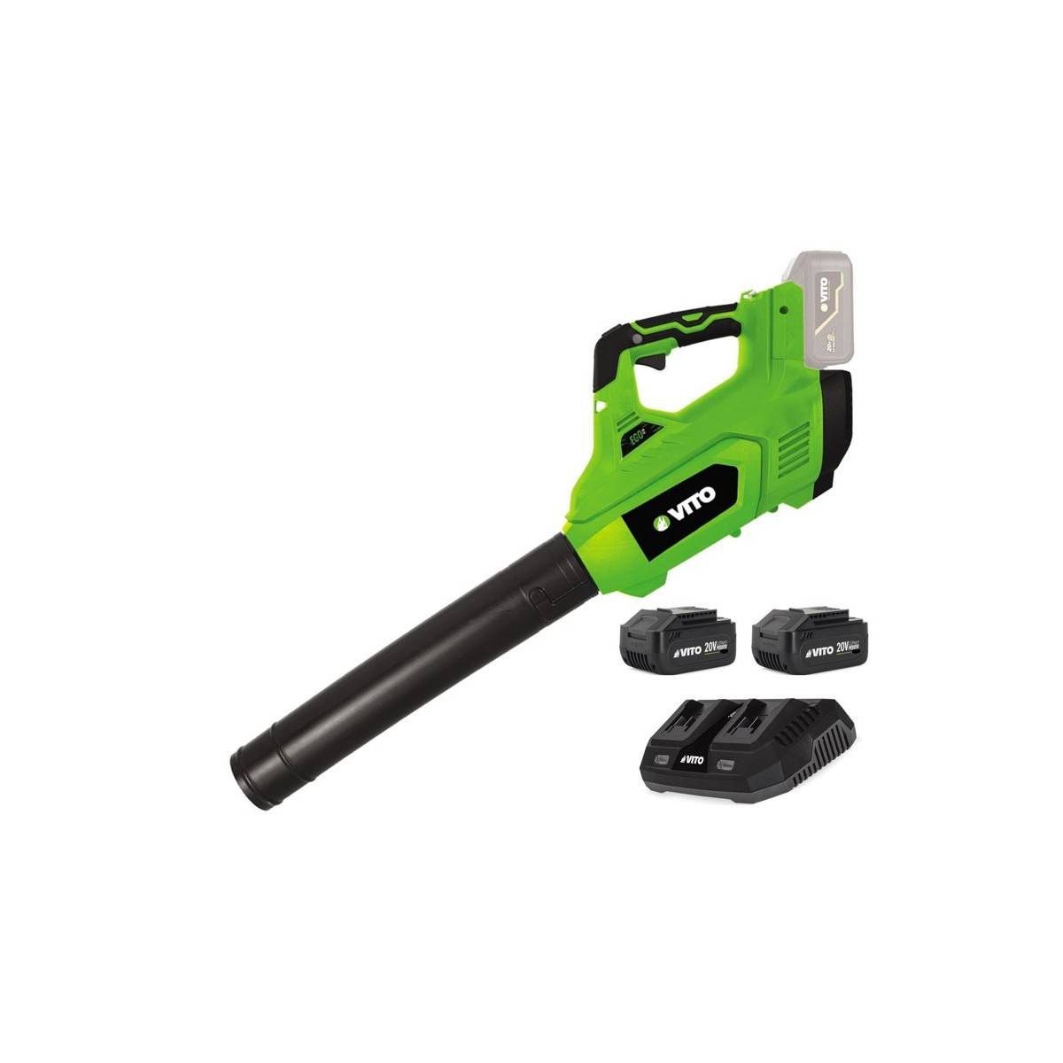 Vito - Souffleur de jardin 40V - 2 Batteries lithium 4AH + Chargeur DOUBLE VITO - Image 1