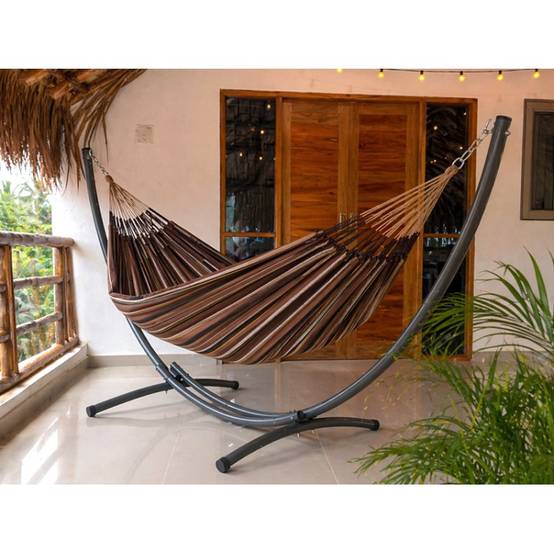 Tropical Hamac - Hamac sur pied Azteka XL Choco Oro - Tropical Hamac - Image 3