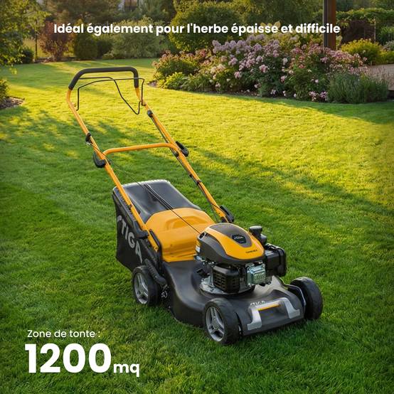 Stiga - Tondeuse Combi 48 S, moteur 139 cm³, largeur 46 cm, bac 60 litres - STIGA - Image 3