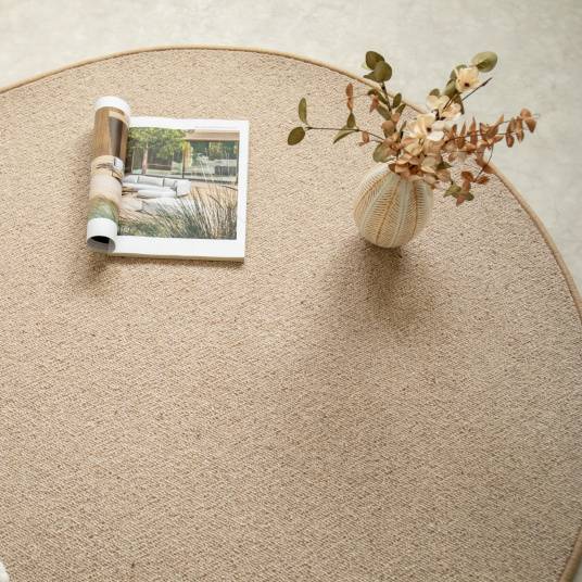 Decoweb - Tapis ovale en laine - Mallow - Beige - 160 x 230 cm - Decoweb - Image 2