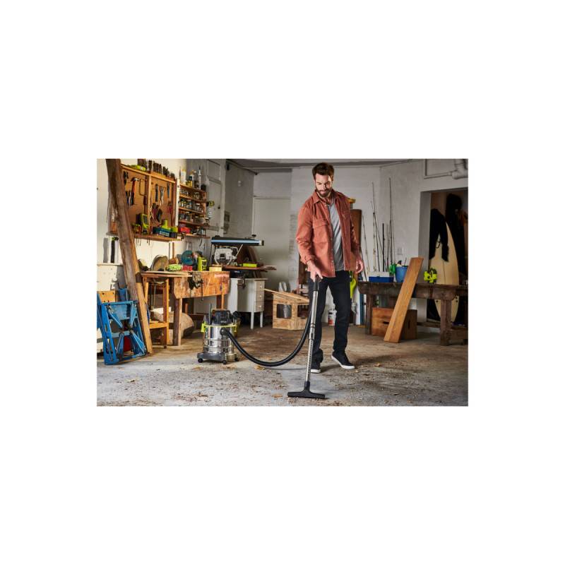 Ryobi - Aspirateur eau et poussière RYOBI 18V One+ R18WDV - Batterie 4,0Ah et chargeur - Image 3