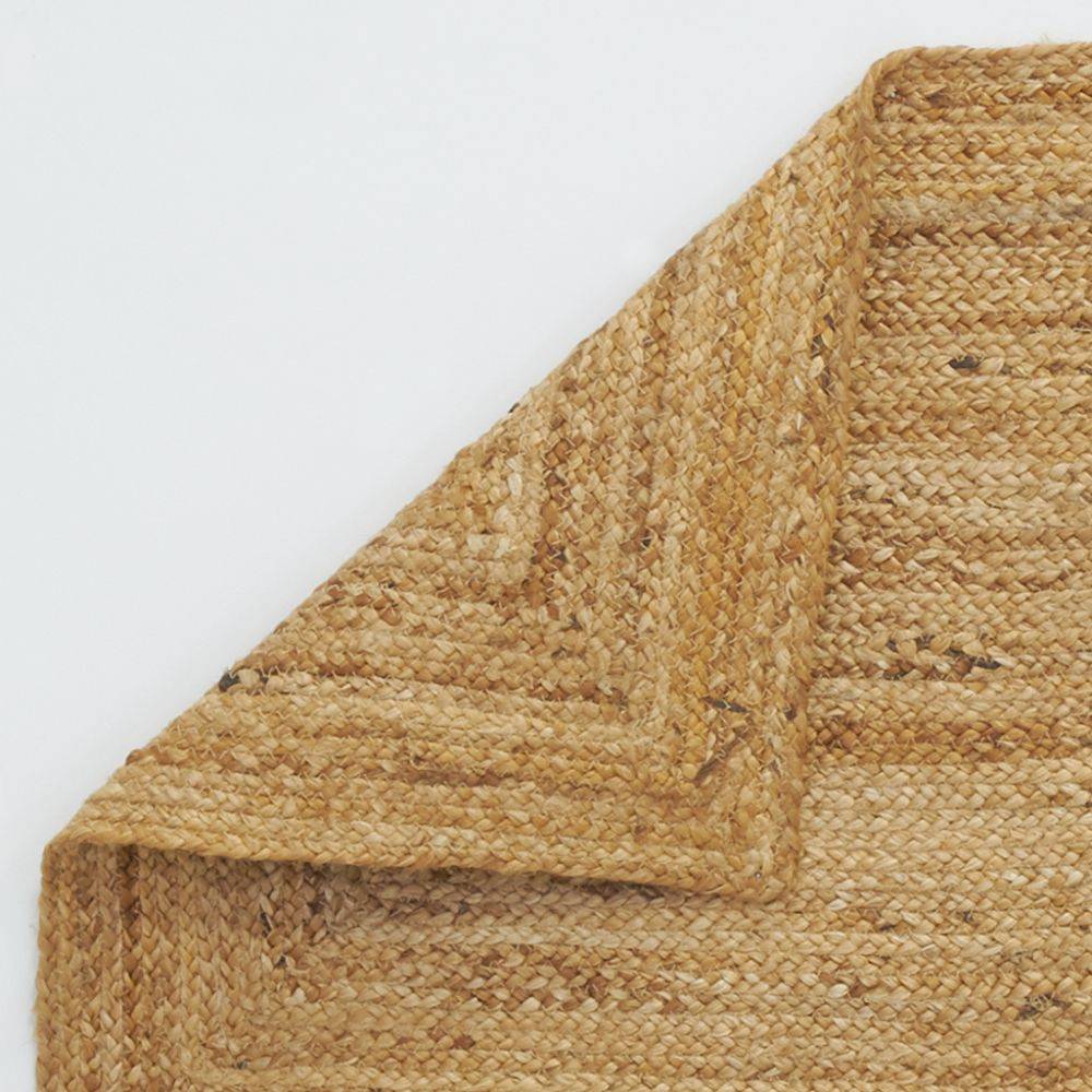 Aubry Gaspard - Tapis en jute naturel tressé 60 x 90 cm - Image 4