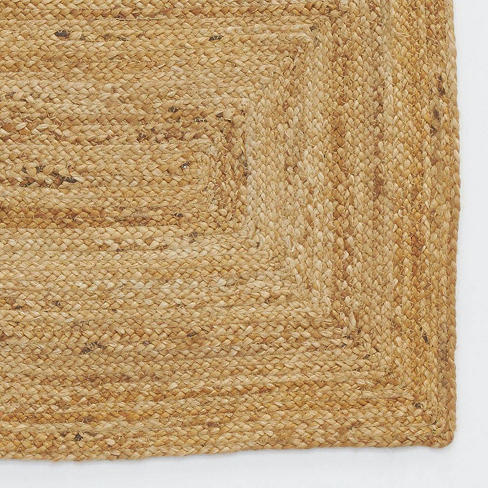 Aubry Gaspard - Tapis en jute naturel tressé 60 x 90 cm - Image 3