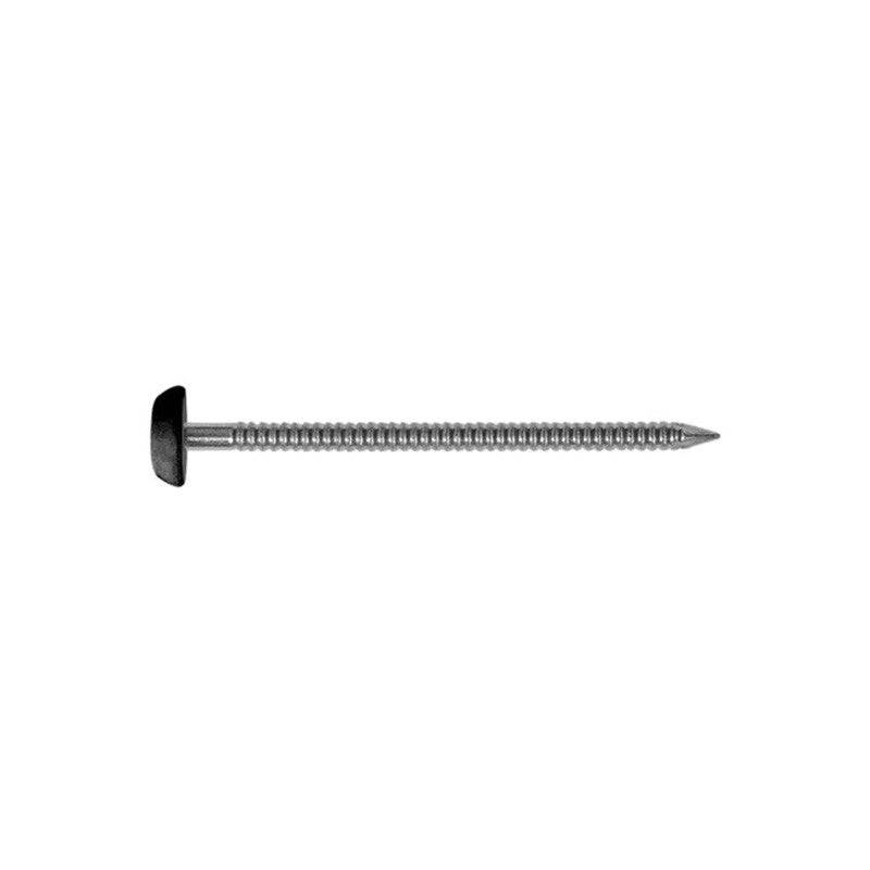 Norfix - Pointe Plastop Tête Ronde inox A4 NORFIX annelée Gris Anthracite - taille 40 mm x 2.0 - NORFIX - Image 1