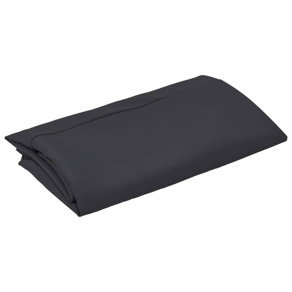 Voile de parasol - accessoire parasol - Tissu de remplacement pour parasol déporté noir 300 cm - MEUBLE PRO - Image 3