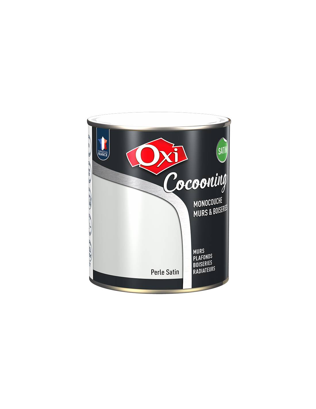 Oxi - Peinture Oxi Cocooning Perle Finition Satinée, Couleur Perle - Oxi