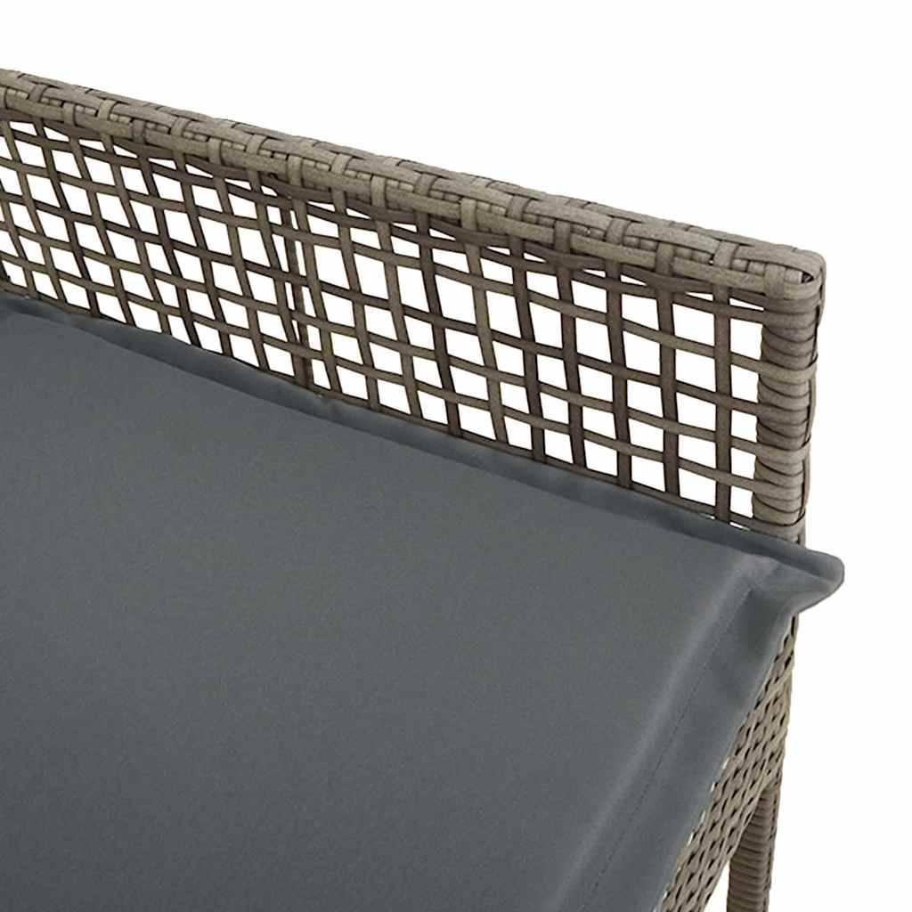 PANGIVO - Chaise de jardin polyrotin gris 55 x 53 x 85 cm (2 pcs) - PANGIVO - Image 9
