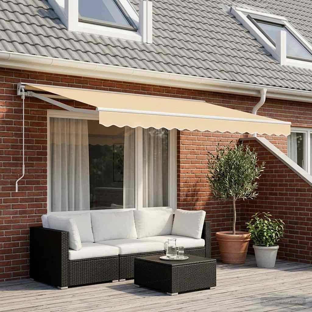 Prolenta Premium - Auvent polyester crème 380 x 345 cm - Prolenta premium p348.9 - Image 1