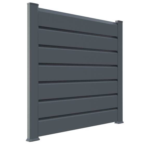 Closea - Kit cloture - Lame 16cm - PVC Gris - LG: 12m x H: 1m44 Closea - Image 1