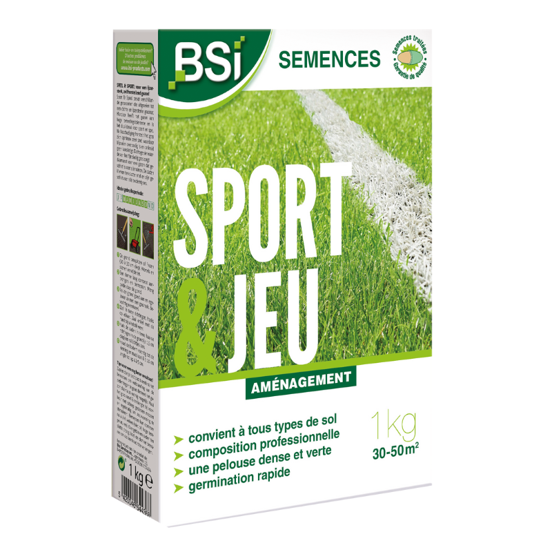 Semences gazon sport & jeux 1kg - Bsi