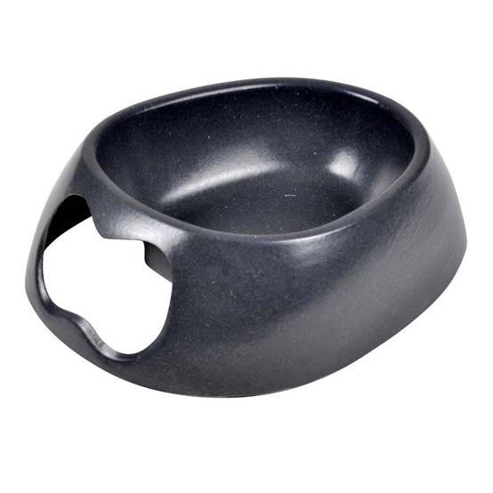 Gamelle pour Chien & Chat "Bambou" 16cm Anthracite - Image 1