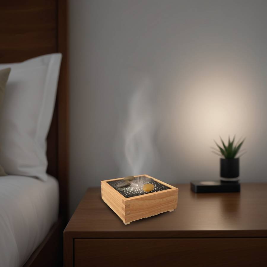 Zen'Arôme Diffuseur Huile Essentielle Jolisia – Diffuseur Parfum Maison - Éclairage Multifonction - Conception Bambou Style Zen - Image 8