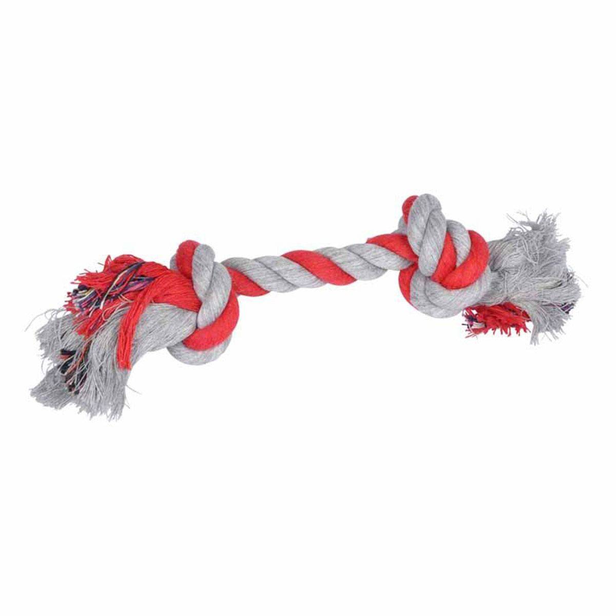 Love Story - Jouet pour Chien "Corde 2 Nœuds" 17cm Multicolore - Image 1