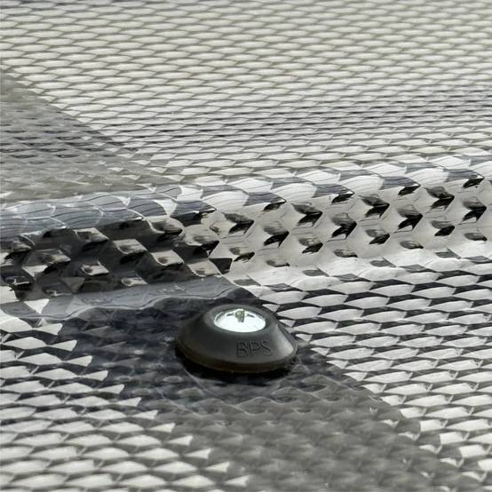 MK PC DIAMONDS vis galvanisées M5 x 50 mm pour bois avec rondelle d'étanchéité grise, pour revêtement en polycarbonate, 50 pièces - Image 3