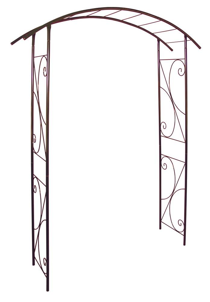 Louis Moulin - Arche tube ROND20 pont fer vieilli - 148x40x207 cm - Acier époxy Louis Moulin - Image 1