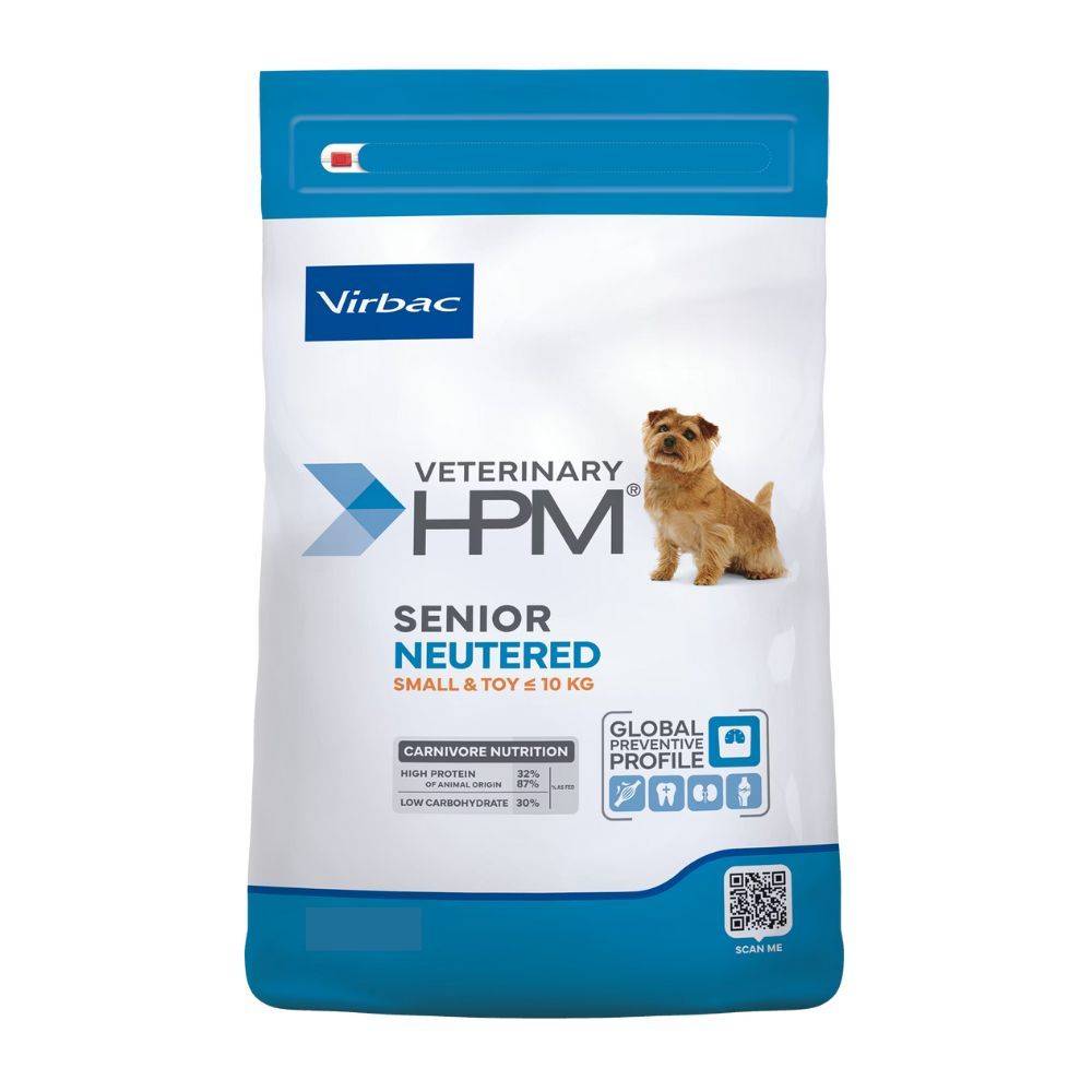 Croquettes Chien Veterinary Hpm Dog Senior Neutered Small & Toys - Virbac 1,5 kg - Image 1