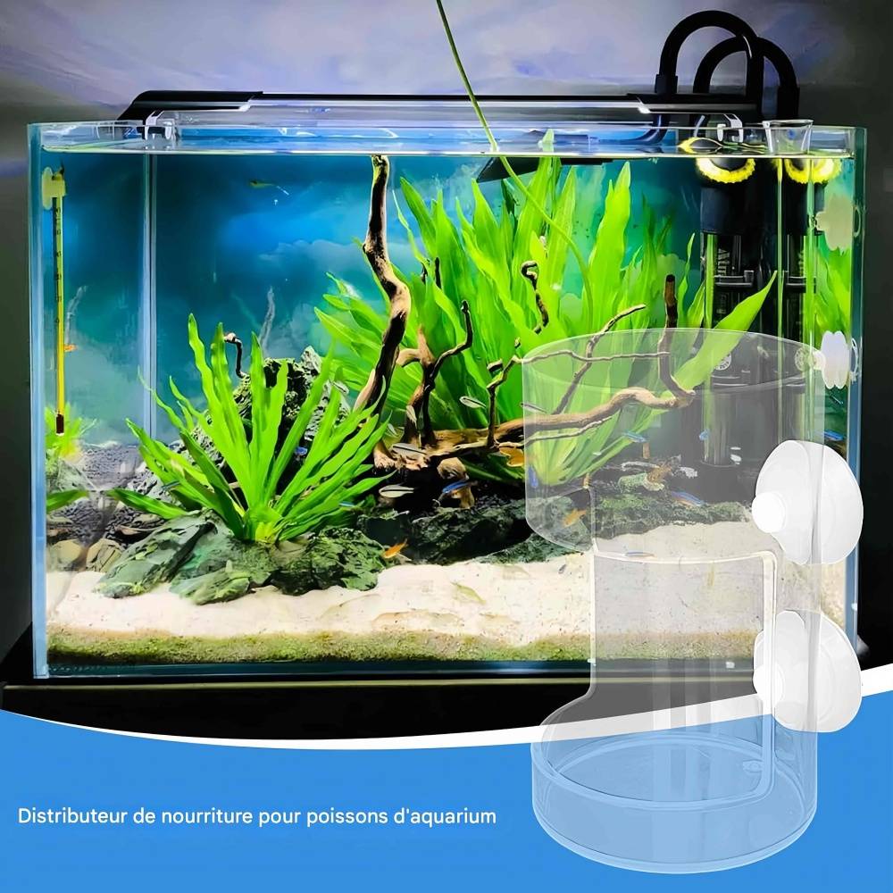 IntiMeg - Distributeur de nourriture pour aquarium avec ventouse IntiMeg - Image 3