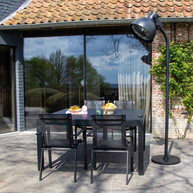 Chauffe terrasse électrique avec télécommande 2000W Noir LUMINA - Image 4