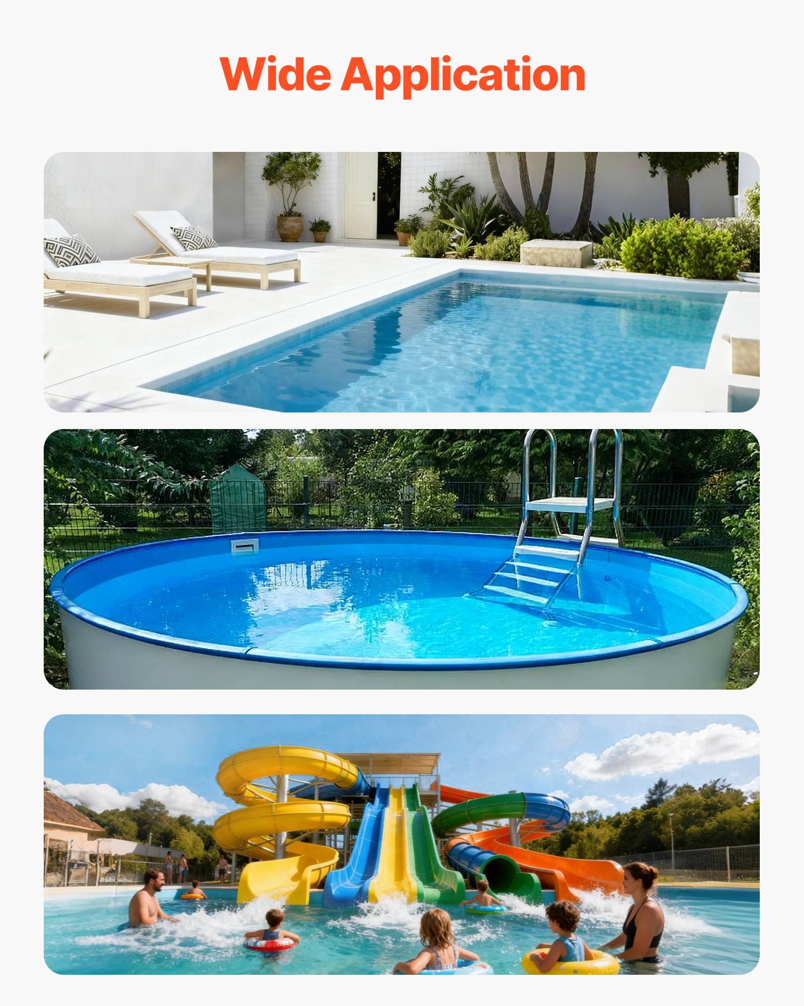 Vevor - VEVOR Filtre à sable 50,8 cm pour piscine 189,3 L/min, vanne 7 voies, compatible hors sol et creusée - Image 5