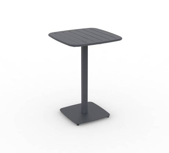 Hesperide - Table haute de jardin 2 places Alegoria 70x70cm gris graphite Hespéride - Image 1