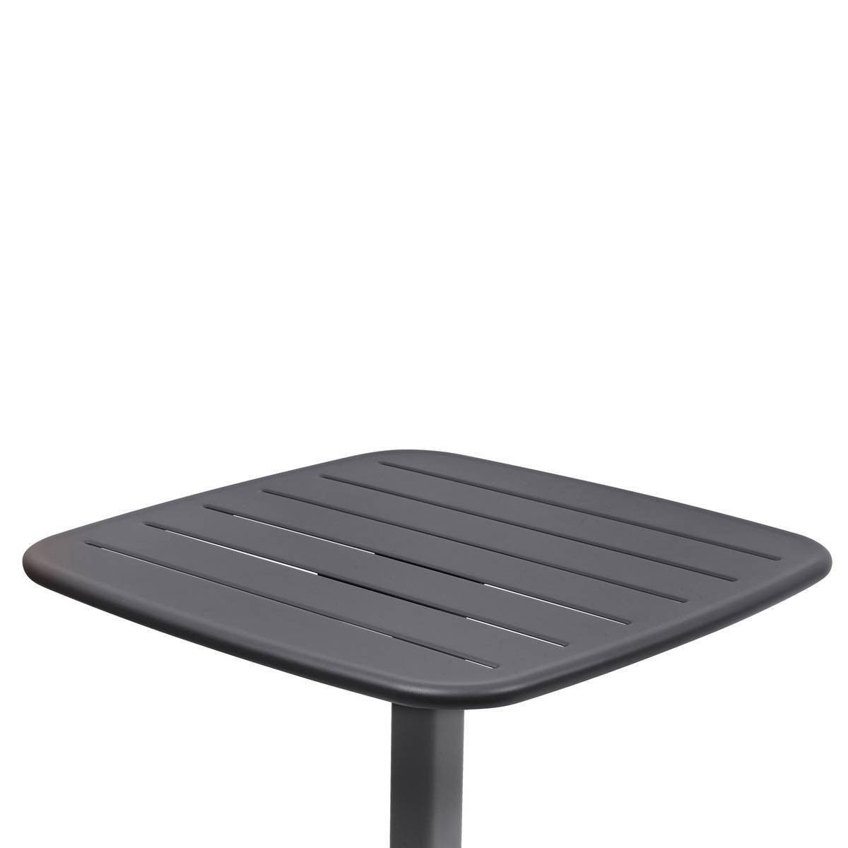 Hesperide - Table haute de jardin 2 places Alegoria 70x70cm gris graphite Hespéride - Image 2