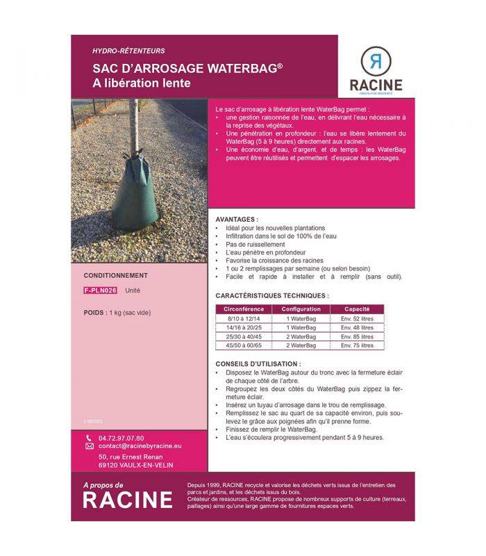 Support de plantation pour reprise rapide 52L RACINE F-PLN026 - Image 2