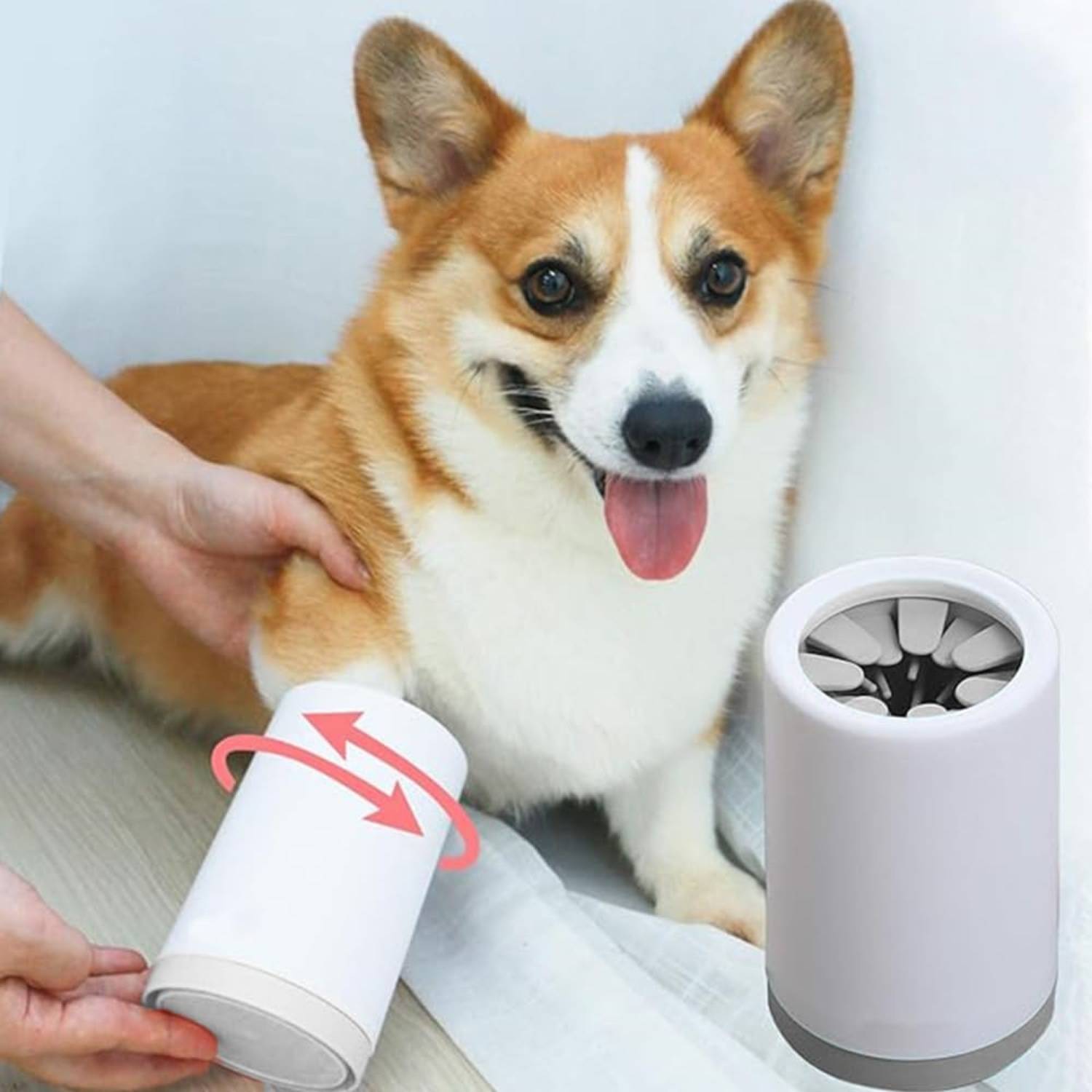 DtopbuyAge - Lave-Pattes pour Chats/Chiens - Nettoyage Rapide gris DtopbuyAge - Image 3