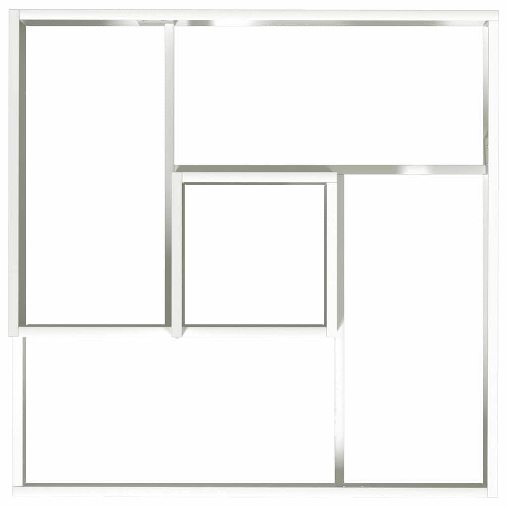 Maison Chic - Cache-pot, Pot De Fleurs Blanc 60 x 60 x 50 cm Acier g388 - Image 7