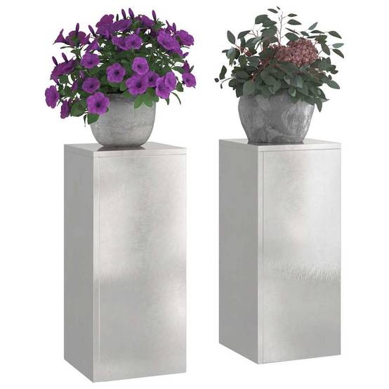Support plante Prolenta Argent 24 X 24 X 55 cm - P95046A - Image 3