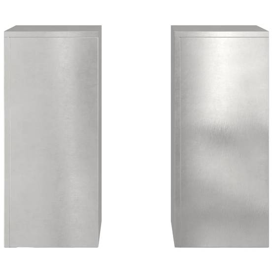 Support plante Prolenta Argent 24 X 24 X 55 cm - P95046A - Image 6