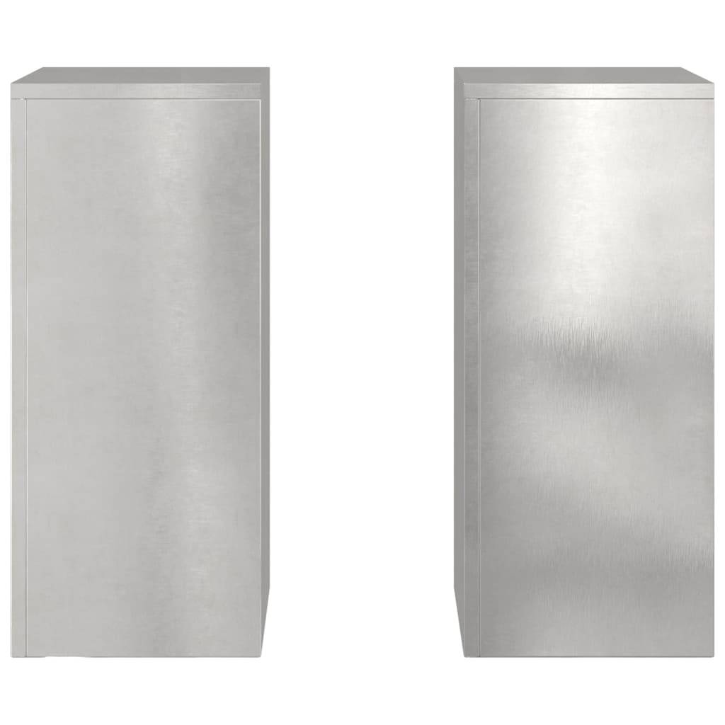 Support plante  Prolenta Argent  24 X 24 X 55 cm  - P95046A - Image 6