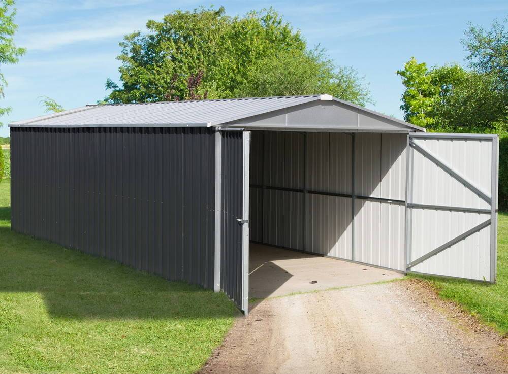 Trigano - Garage Métal S.H.T. 22,63 m² L.297 x l.762 x h.221cm Trigano - Image 3