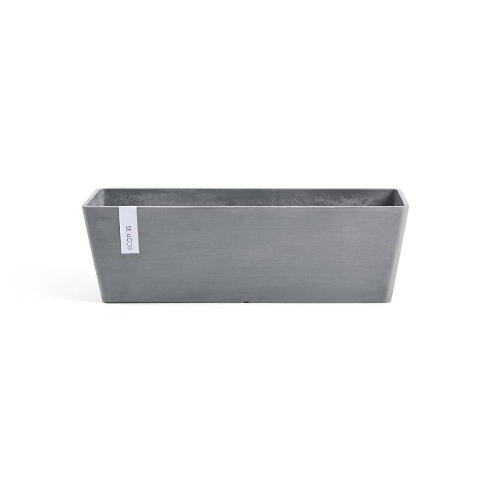 Ecopots - Pot Rectangulaire Bruges 45 Bleu Gris + réservoir d'eau - 45 x 17 x H. 17 cm - 9,7 L ECOPOTS - Image 3