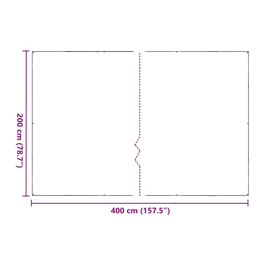 Vidaxl - Housse de protection plantes avec œillets 2x4 m polyéthylène vidaXL 3308685 - Image 3