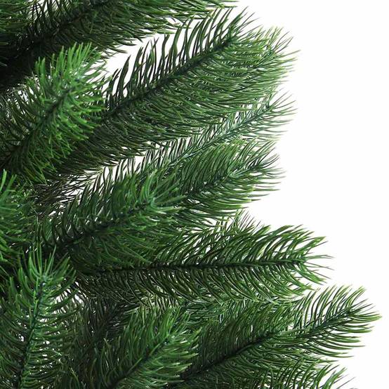 Sapin de Noël | Arbre de Noël avec 150 LED avec support Vert 65 cm PE Maison Chic - Image 8